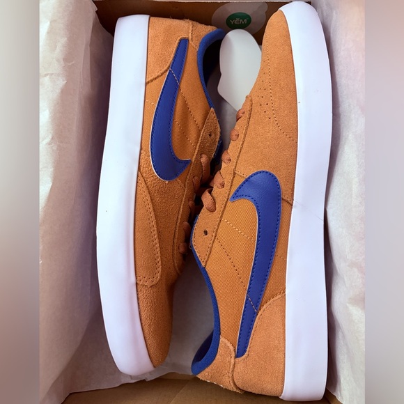 Nike Sb Heritage Vulc Mens Trainers Brown Blue Sneakers Athletic Shoes - Picture 11 of 11